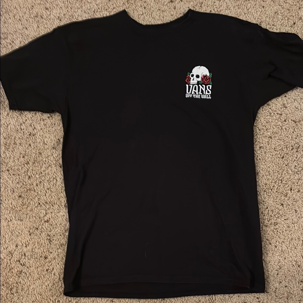Vans trendy T-Shirt, skull design on back